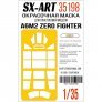 1/35 A6M2 Zero Fighter Paint mask for Border Models