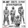 SX-ART Figures 1/35 Children and Parents Set 2