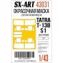 1/43 Paint mask Tatra T-138 S1 AVD