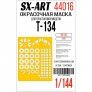 1/144 Paint mask Tu-134 for Zvezda