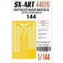 1/144 Tu-144 Painting mask for Zvezda