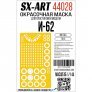1/144 Paint mask IL-62 for Zvezda