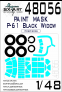 1/48 Paint mask Northrop P-61A Black Widow