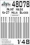1/48 Ka-27 Helix BLADES Painting mask