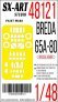 1/48 Paint mask Breda 65A-80
