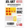 1/48 Paint mask Nakajima B6N2 & National Insignia for Hasegawa