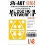 1/48 Me 262 HG III Entwurf III Paint mask for Amusing Hobby