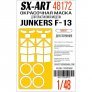 1/48 Junkers F-13 double sided mask for Miniart