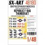 1/48 Republic F-84G National Insignia & Markings mask