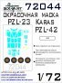 1/72 PZL 23 Karas / PZL 42 Painting mask