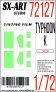 1/72 Tinting film Typhoon-K