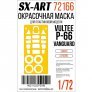 1/72 Paint mask Vultee P-66 Vanguard for AZ Models