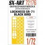 1/72 Lockheed SR-71 Black Bird Painting mask ITA