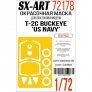 1/72 T-2C Buckeye US Navy Painting mask WOLFP.