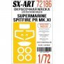 1/72 Supermarine Spitfire PR Mk.XI Painting mask
