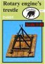 1/48 Rotary engine's trestle (resin set)