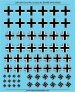 1/48 Luftwaffe Early War Cross set for Bf109 and Fw190