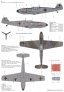 Techmod Bf-109E-3 Decals 1/24 with Canopy Mask image 1