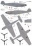 Techmod Bf-109E-3 Decals 1/24 with Canopy Mask image 3