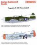 Techmod P-47D Thunderbolt Razorback Decals 1/32 image 1