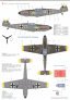 Techmod Bf-109E-3 Decals 1/32 Three Options image 1