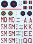 Techmod B-25D Mitchell Decals 1/48 image 1