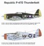 Techmod D�calcomanies P-47D Thunderbolt Razorback 1/48