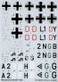 Techmod Decalcomanie Bf-110C Messerschmitt 1/48 image 1