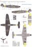 Techmod Bf-109G-2 Decals 1/48 with Canopy Mask image 1