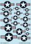 1/48 U.S. National Insignia Stars and Bars 1945 image 1