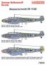 Techmod Decals Bf-110D ZG76 1/72 image 1