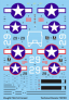 Techmod Decalcomanie F4U-1A Corsair 1/72 image 1