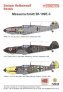Techmod D�calcomanies Bf-109E-3 1/72 + Masque