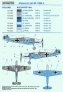 Techmod Decalcomanie Bf-109E-4 1/72 Francia 1940-41