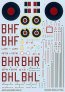 Techmod Avro Lancaster 300 Polish Squadron Decals 1/72 image 1