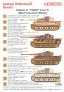 Techmod D�calcomanies Tiger Ausf.E Mid Production 1/72