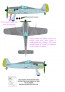 1/72 Focke-Wulf Fw-190A Camouflage pattern paint Mask