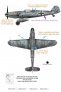1/72 Messerschmitt Bf-109G Erla Camouflage pattern paint Mask image 1