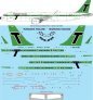 1/144 Transavia Holland Retro Airbus A321-251NX Neo decal
