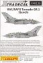 1/48 Panavia Tornado Stencil Data