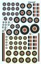1/72 RAF National Insignia/Roundels C Type and C1 Type and Fin F