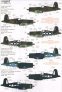 1/72 Vought F4U-1 Corsairs (15) USMC 17965/8 VMF-422 image 3