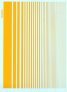 Xtradecal Bandes Parall�les Jaunes 9 Largeurs