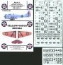 Yellow Wings D�calcomanies SBD-1 Dauntless USMC 1/48