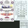 Yellow Wings Decals F2A Buffalo VF-2 VF-3 1/48