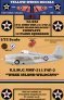 Yellow Wings Decalcomanie F4F-3 Wildcat VMF-211 1/72