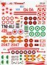 Print Scale 1/72 Mikoyan MiG-17F Fresco D�calques