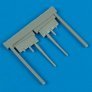 1/48 F6F-5/5E Hellcat gun barrels 20mm (EDU)
