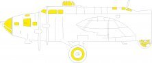 Mask 1/48 B-17F altern.nose, frame X TFace for Eduard