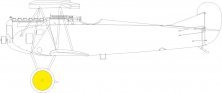 Mask 1/48 Fokker D.VIIF for Eduard